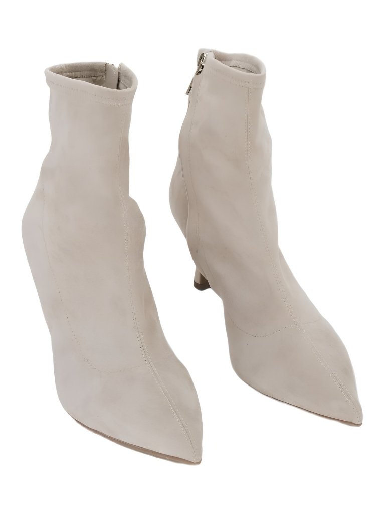 Anne Klein Womens Reesse Pointed Toe Ankle Boot Sand Tan Size 10m